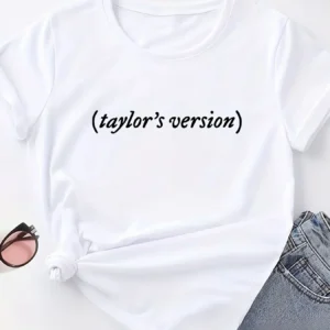 Taylor Swift Unisex Graphic T-Shirt – Y2K Short Sleeve Casual Streetwear Tee for Men & Women