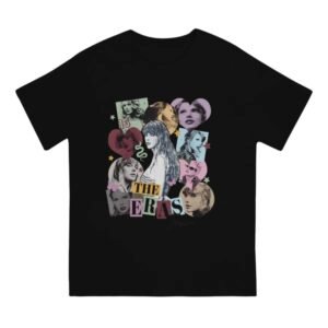 Taylor Swift The Eras Tour Vintage Unisex T-Shirt – Cotton Crew Neck Short Sleeve Tee for Men & Women