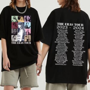 The Era Tour Print T-shirt Man Women Harajuku O-neck Short Sleeve T-Shirt Casual Fans